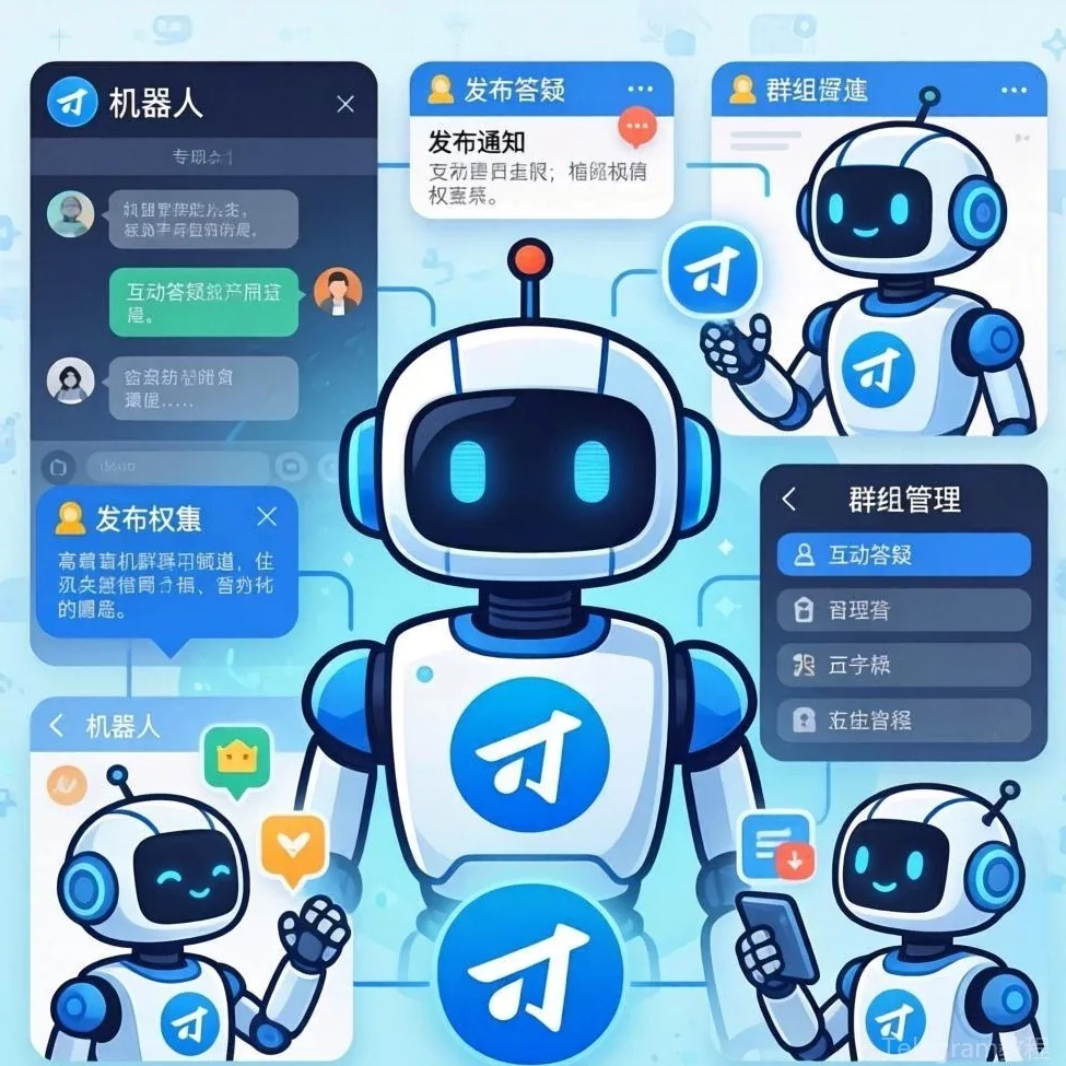 Telegram群组引流教程配图 - 群组机器人引流：自动化欢迎与引导设置