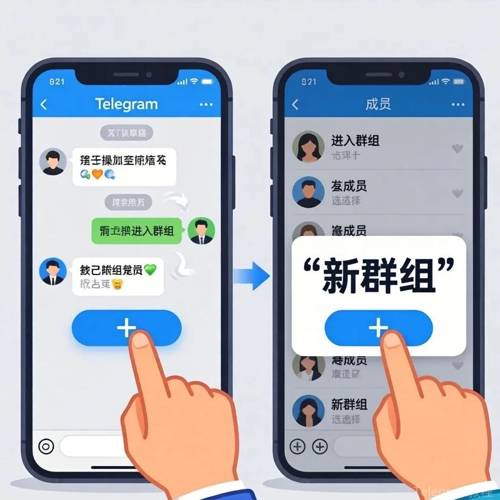 Telegram新手入门教程配图 - 添加第一个联系人的三种方法