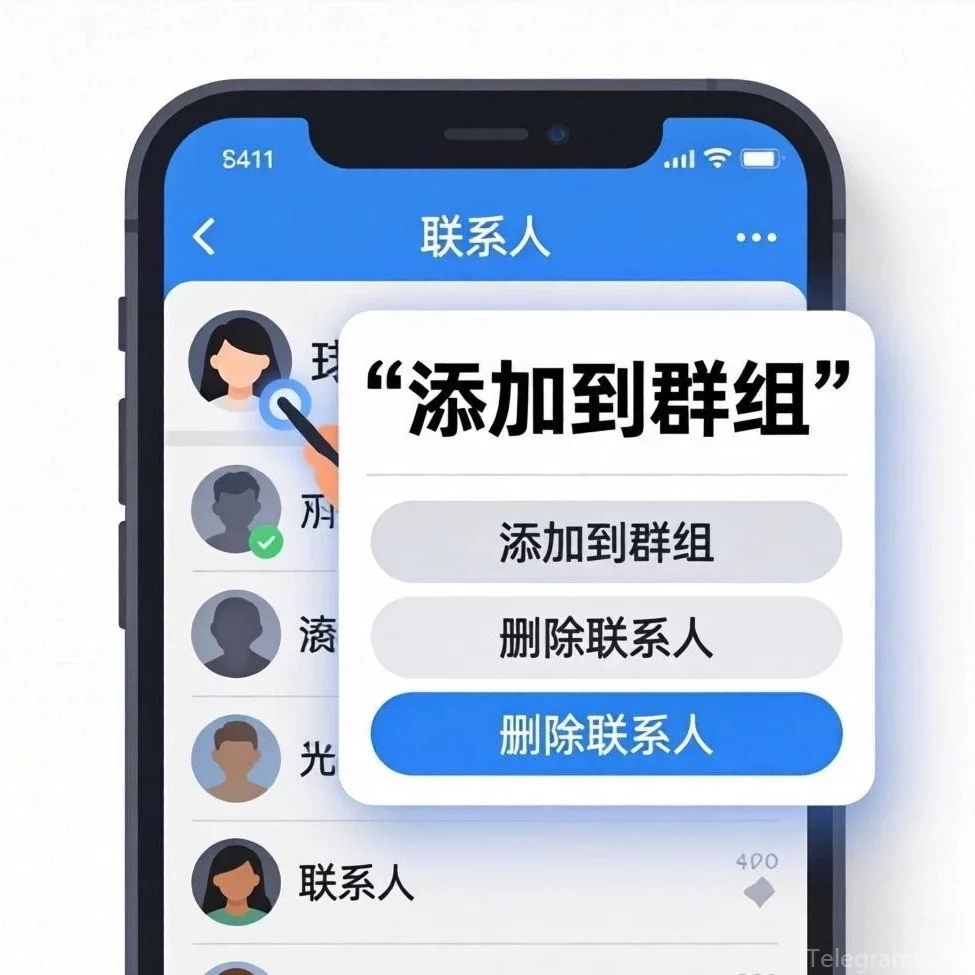 Telegram新手入门教程配图 - 添加第一个联系人的三种方法